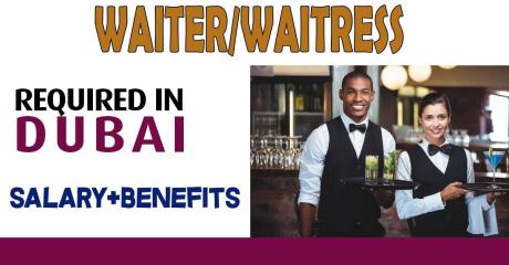 Waiter/Waitress Required in Dubai
