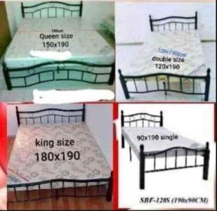 Brand new steel bed available
