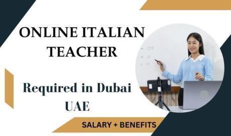 Online Italian Teacher Required in Dubai