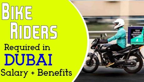 Bike Riders Required in Dubai