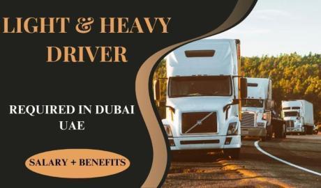 Light and Heavy Driver Required in Dubai