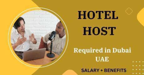 Hotel Host Required in Dubai