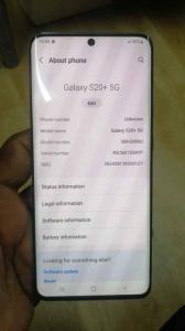 Samsung s20 plus 5g 12gb 128gb clean stock