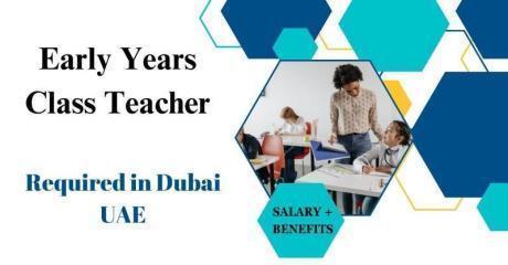 Early Years Class Teacher Required in Dubai