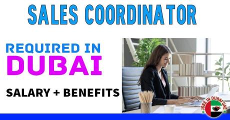 Sales Coordinator Required in Dubai