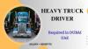 Heavy Truck Driver Required in Dubai
