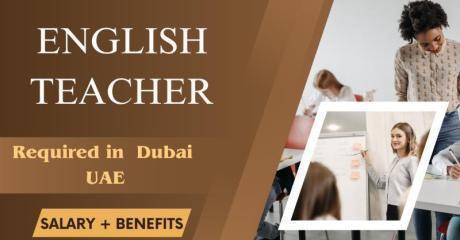 English Teacher Required in Dubai