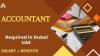 Accountant Required in Dubai