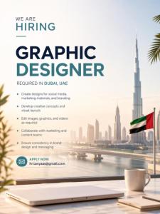 Graphic Designer Required in Dubai