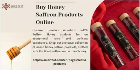 Buy Honey Saffron Products Online Amertaat