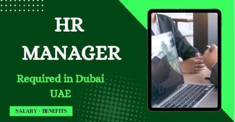 Human Resources Manager Required in Dubai