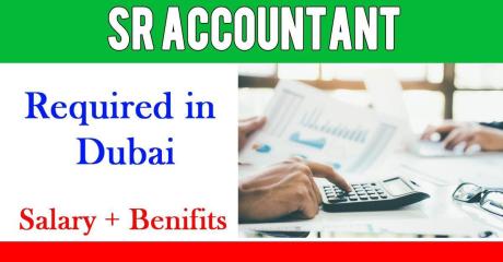 Sr Accountant Required in Dubai