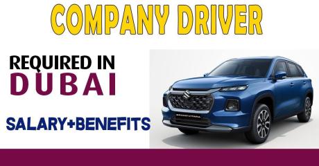 Company Driver Required in Dubai