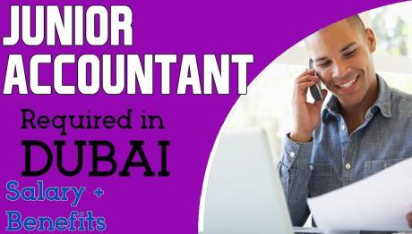 Junior Accountant Required in Dubai