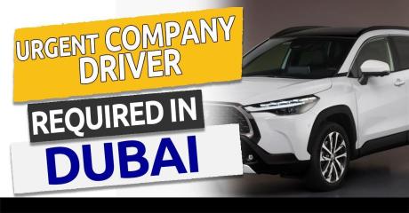 Urgent Company Driver Required in Dubai