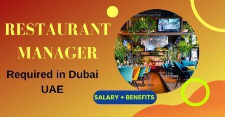 Restaurant Manager Required in Dubai