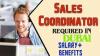 Sales Coordinator Required in Dubai