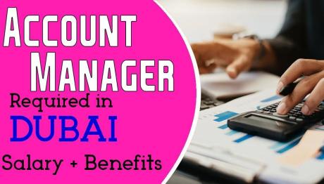Account Manager Required in Dubai