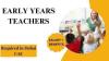 Early Years Teachers Required in Dubai
