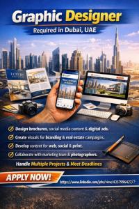 Graphic Designer Required in Dubai