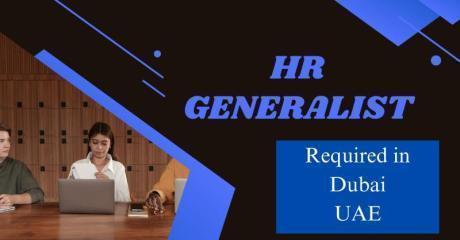 HR Generalist Required in Dubai
