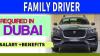 Family Driver Required in Dubai