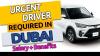 Urgent Driver Required in Dubai