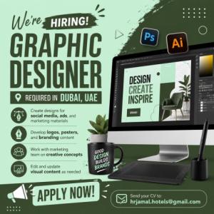 Graphic Designer Required in Dubai