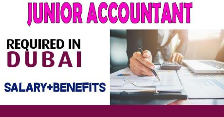 Junior Accountant Required in Dubai