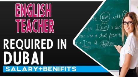 English Teacher Required in Dubai