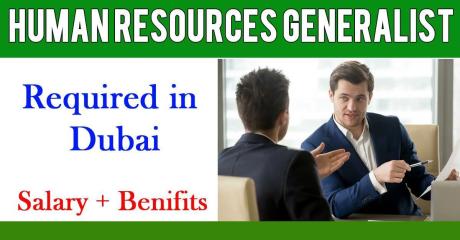 Human Resources Generalist Required in Dubai