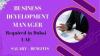 Business Development Manager Required in Dubai