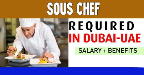 Sous Chef Required in Dubai