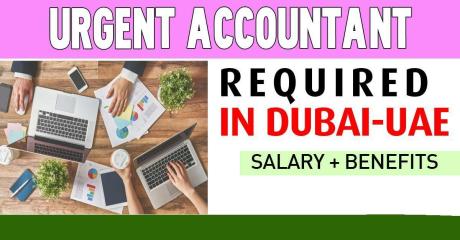 Urgent Accountant Required in Dubai