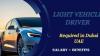 Light Vehicle Driver Required in Dubai