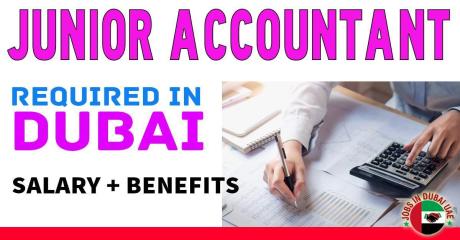Junior Accountant Required in Dubai