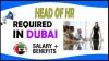 Head of HR Required in Dubai