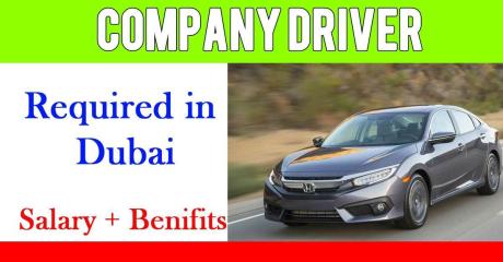 Company Driver Required in Dubai