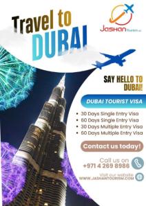 Jashan Tourism : Dubai Tourist Visa