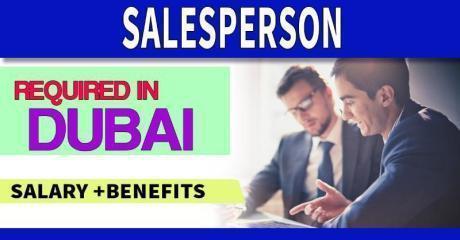Salesperson Required in Dubai