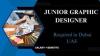 Junior Graphic Designer Required in Dubai