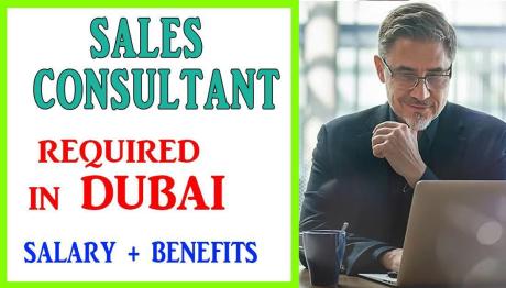 Sales Consultant Required in Dubai