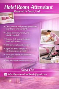Hotel Room Attendant Required in Dubai