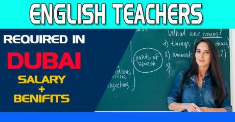 English teachers Required in Dubai