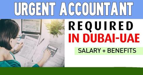 Urgent Accountant Required in Dubai
