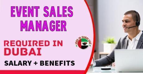 Event Sales Manager Required in Dubai