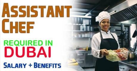 Assistant Chef Required in Dubai