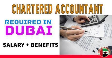 Chartered Accountant Required in Dubai