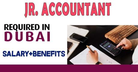 Jr. Accountant Required in Dubai