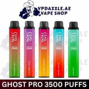 AED 40, VAPE BAR GHOST PRO 3500 PUFFS DISPOSABLE VAPE IN UAE